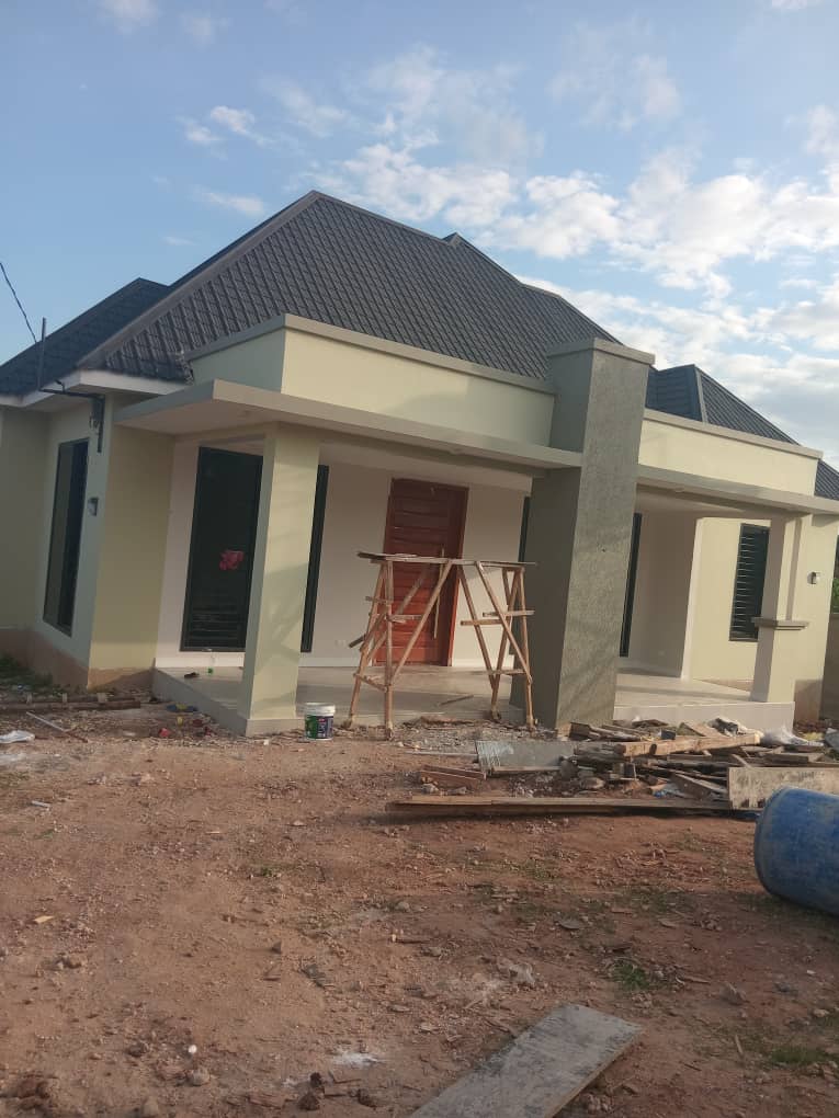 Painted exterior nearing final handover